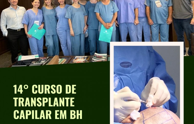 14° curso de transplante capilar em BH – Full immersion hands on técnica FUE